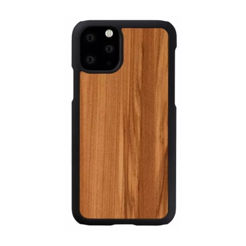 man and wood išmaniojo telefono dėklas, skirtas iPhone 11 Pro — kapučino juoda apdaila
