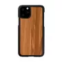 man and wood išmaniojo telefono dėklas, skirtas iPhone 11 Pro — kapučino juoda apdaila