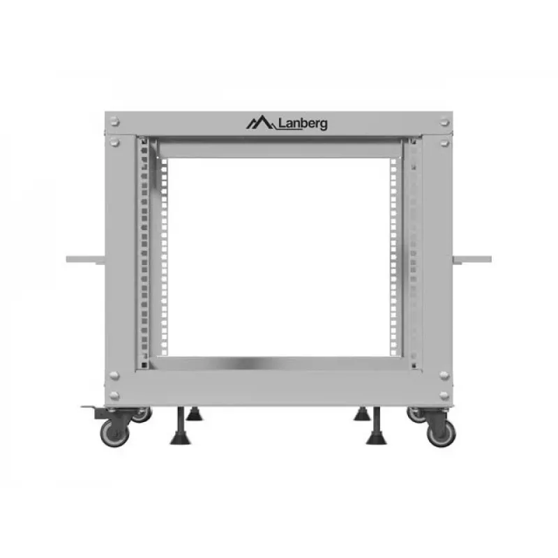 Stovas 19 inch 9U 600x600–1100 reguliuojamas pilkas