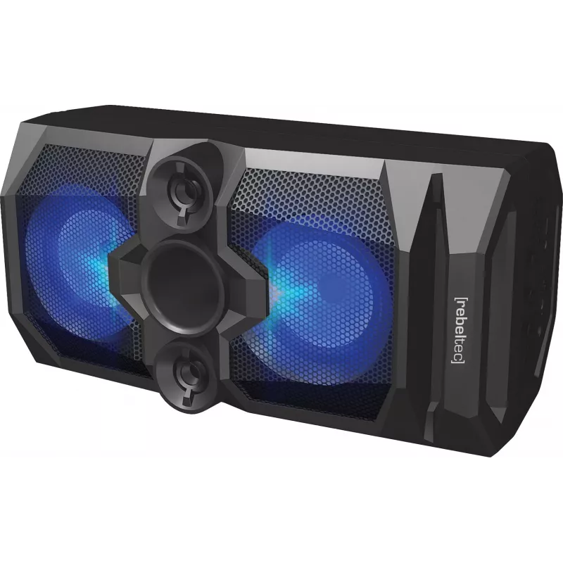 Rebeltec SoundBox 480 nešiojamas „Bluetooth“ stereo garsiakalbis juodas, 50W RMS