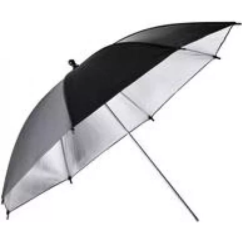 Godox UB-002 - 84 cm studijinis skėtis, juodas/sidabrinis (UB-002 84 cm)
