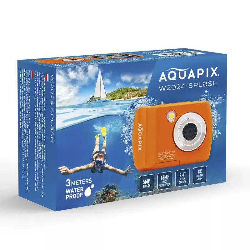 Kompaktiškas fotoaparatas Easypix W2024 Splash 5 MP CMOS 1280 x 720 pikselių