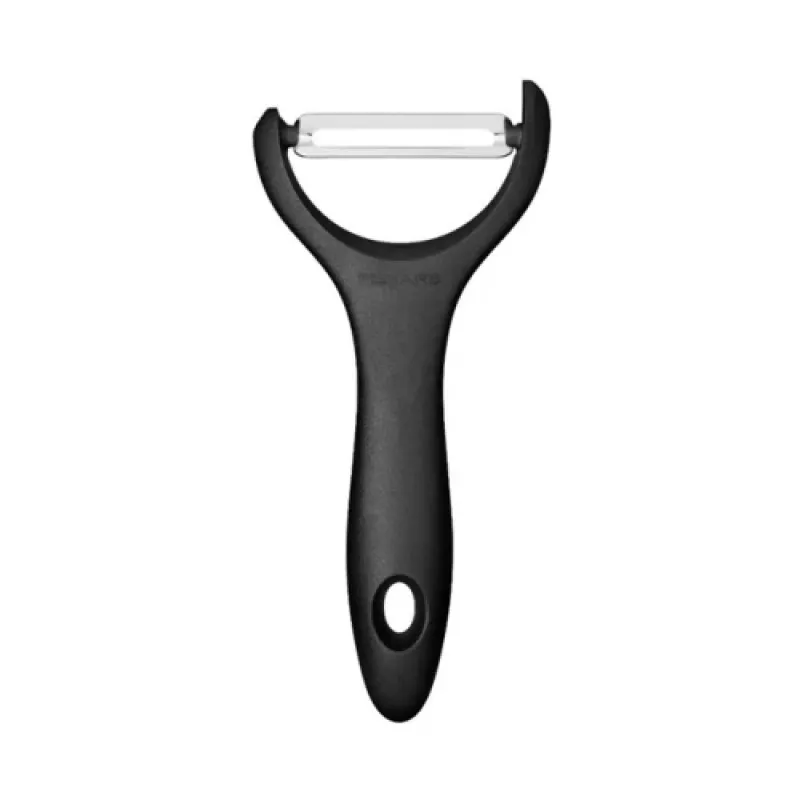 Skutiklis Fiskars Essential ergonomiškas dizainas nerūdijančio plieno ašmenys