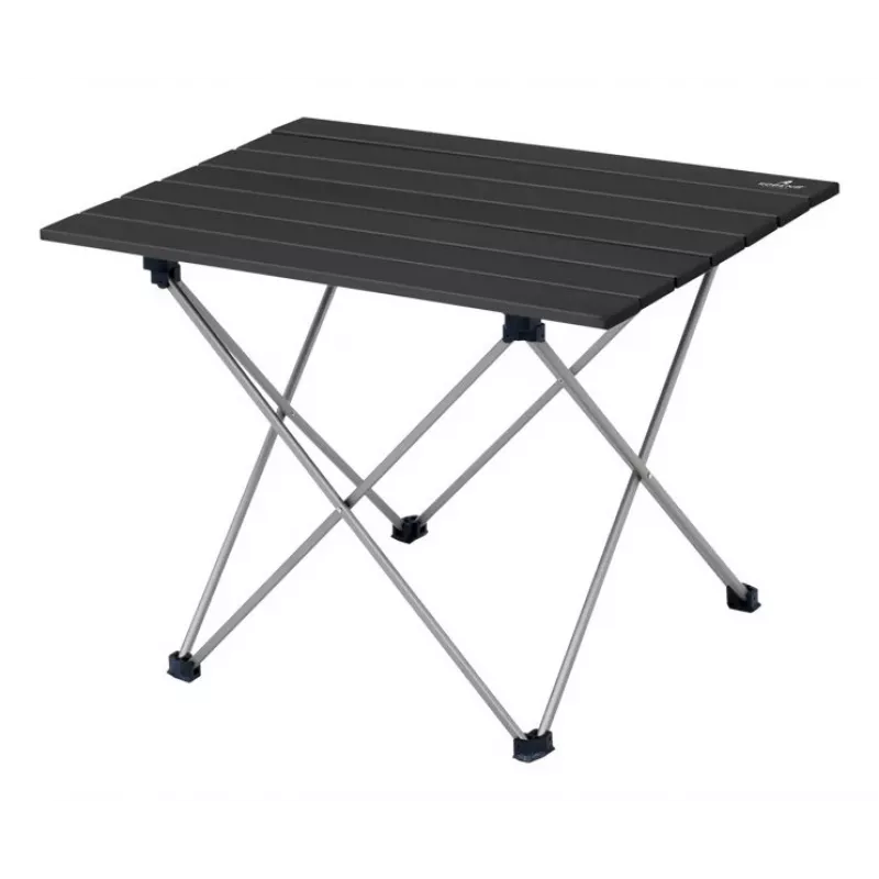 Kempingo stalas Robens 550022 — aliuminio viršus ir rėmas, 560×405 mm, 1,25 kg, juodas