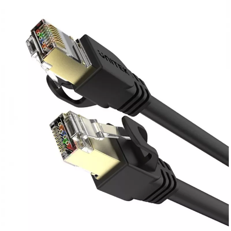 Tinklo kabelis UNITEK C1811EBK RJ-45 RJ-45 3 m Juodas