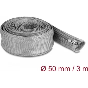 Pintas apsauginis įvorelis DeLOCK 20838 3 m x 50 mm pilkas