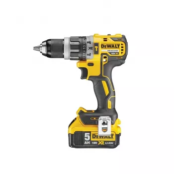Belaidis gręžtuvas DeWALT DCD796P2 18V Li-Ion 5Ah Bepaklis griebtuvas 13 mm, 2 pavaros, 1,8 kg