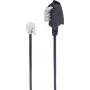 Telefono laidas ShiverPeaks BS70113 3 m Juodas