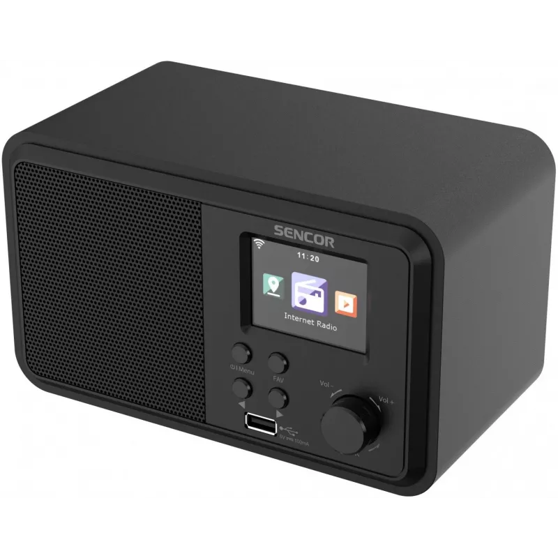 Stalinis radijas SENCOR SIR 5100WDB — 4 W, Wi‑Fi, FM