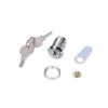 Extralink ROUND LOCK FOR CABINETS spintelių durų spynelė, apvali, sidabrinė