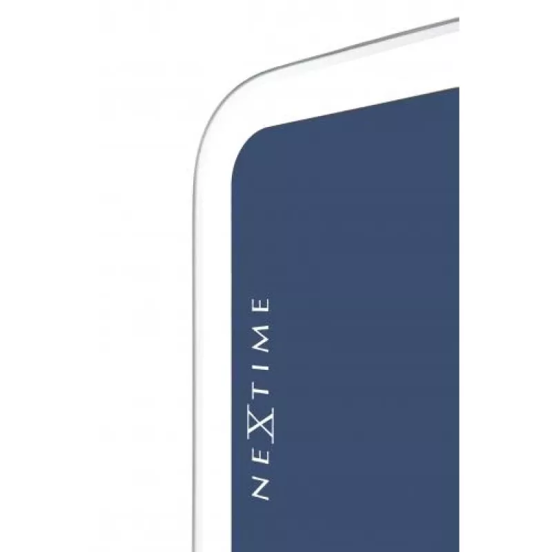 NeXtime klok 3072bl Thumbs up, 40.5x41.5 cm, sieninis, mėlynos/sidabrinės spalvos