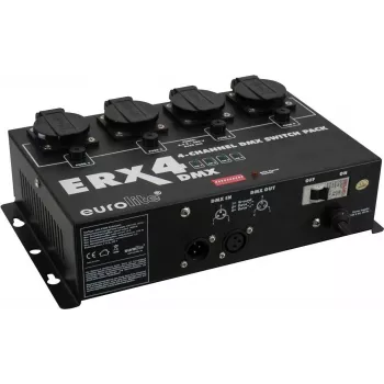Apšvietimo DMX jungiklių blokas EUROLITE ERX-4 4 kanalų 16A