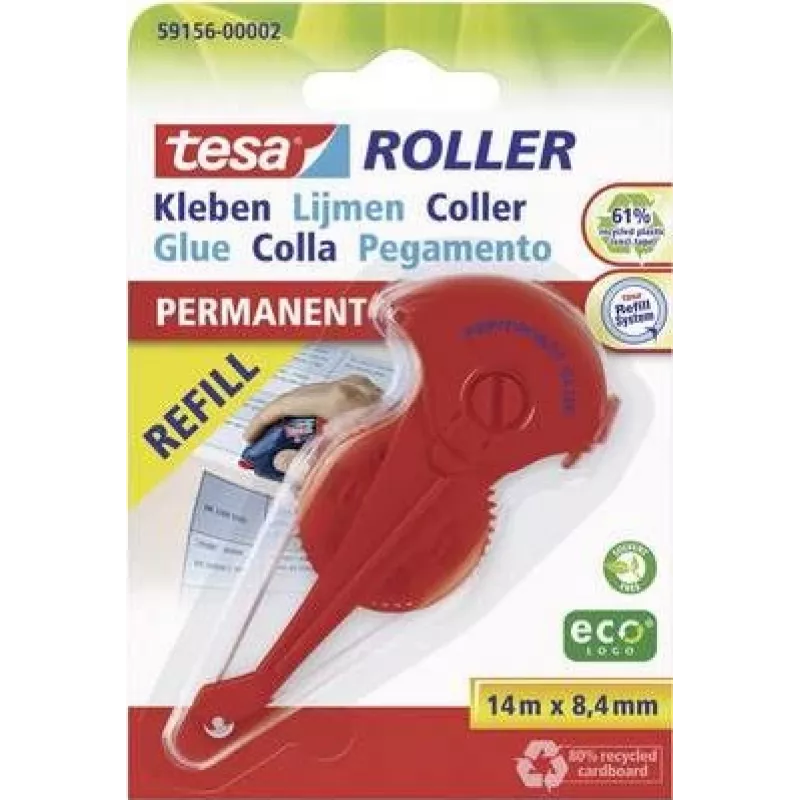 Juostos volelis Tesa 59156-02-06 ecoLogo pakaitinė kasetė suderinamiems Tesa dozatoriams