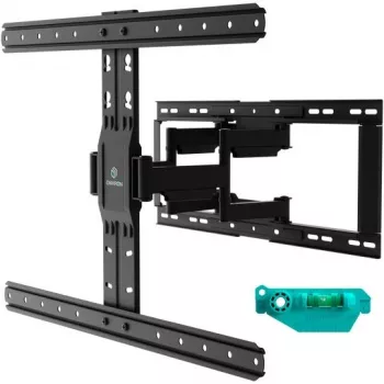 TV grindų stovas ONKRON SM6-B 32 colių–90 colių ekranams, 50 kg talpa, VESA 200x200–600x400, pasvirimas -10–5°, pasukimas 40°