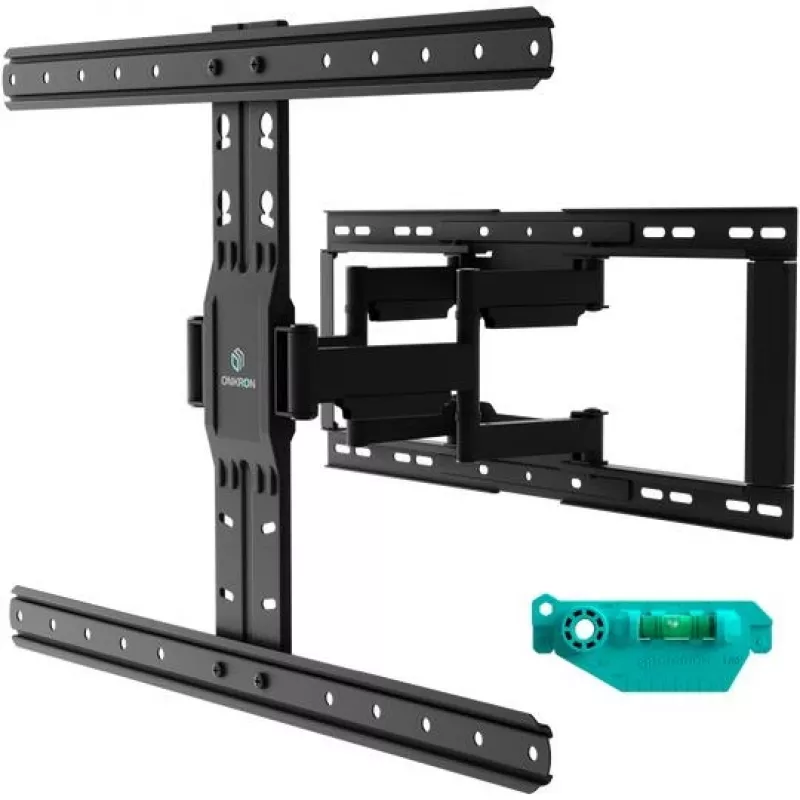 TV grindų stovas ONKRON SM6-B 32 colių–90 colių ekranams, 50 kg talpa, VESA 200x200–600x400, pasvirimas -10–5°, pasukimas 40°