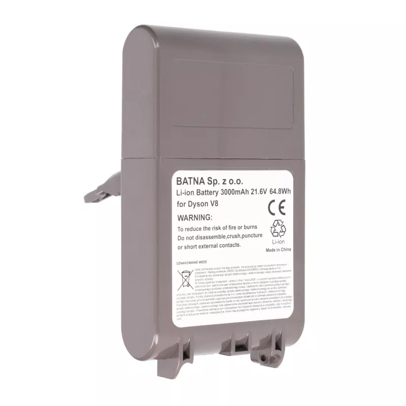 Dyson dulkių siurblio baterija V8 21,6V 3000mAh