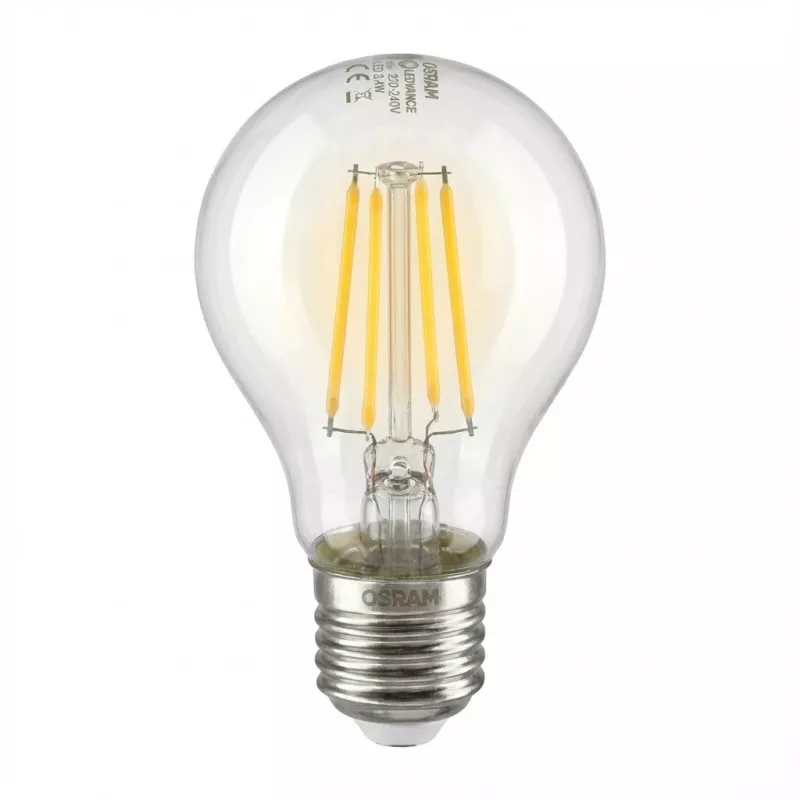Osram LED Classic A40 Filament 3.4W 827 E27 Clear Dimmable LED Bulb
