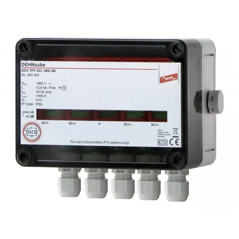 DEHN viršįtampių ribotuvas DEHNcube DCUYPV SCI1000 2MPP iki 1000VDC (900920)