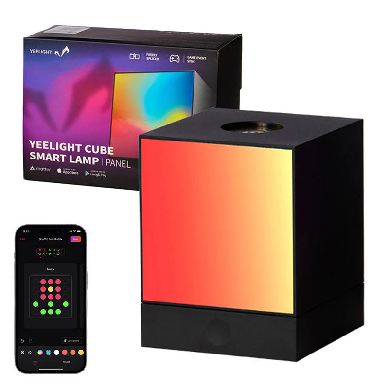 Yeelight Cube išmanioji stalinė lempa Wi‑Fi/Bluetooth