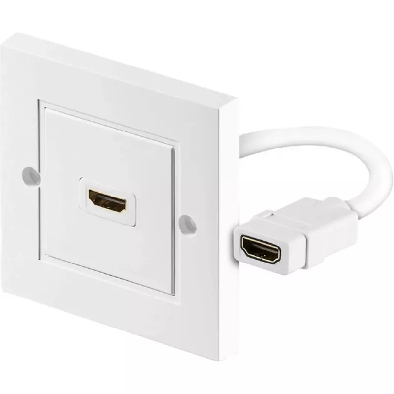 Wentronic Goobay HDMI™ sieninis lizdas - 1 x HDMI™ A lizdas > 1 x HDMI™ A lizdas (51722)