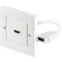 Wentronic Goobay HDMI™ sieninis lizdas - 1 x HDMI™ A lizdas > 1 x HDMI™ A lizdas (51722)