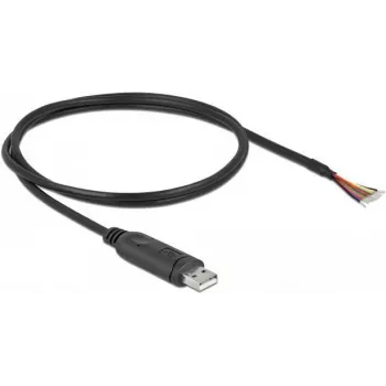 Delock - nuoseklusis adapteris - USB2.0 - RS-232 - juodas (90524)