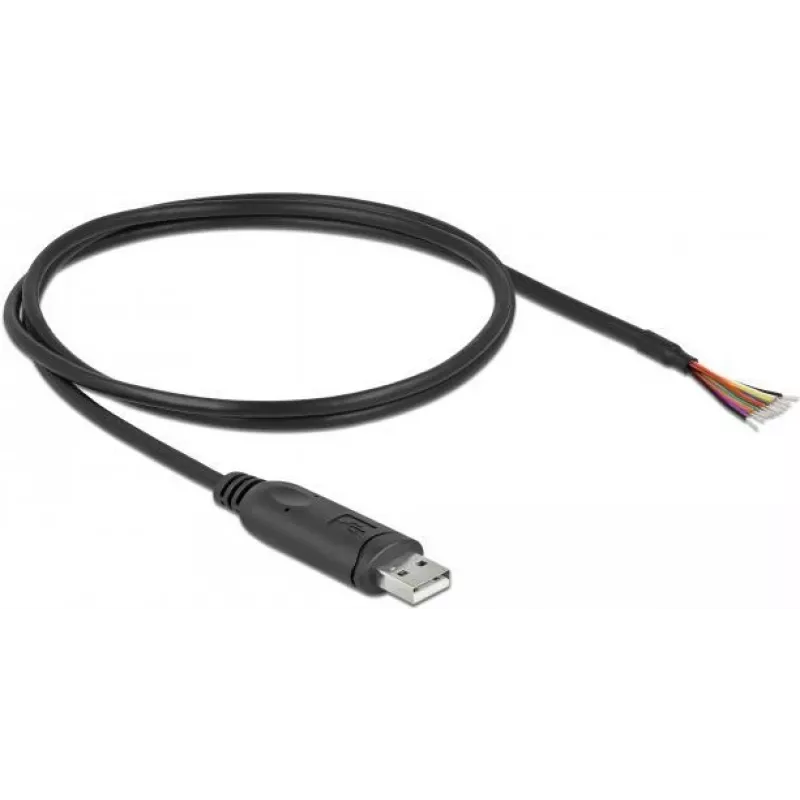 Delock - nuoseklusis adapteris - USB2.0 - RS-232 - juodas (90524)