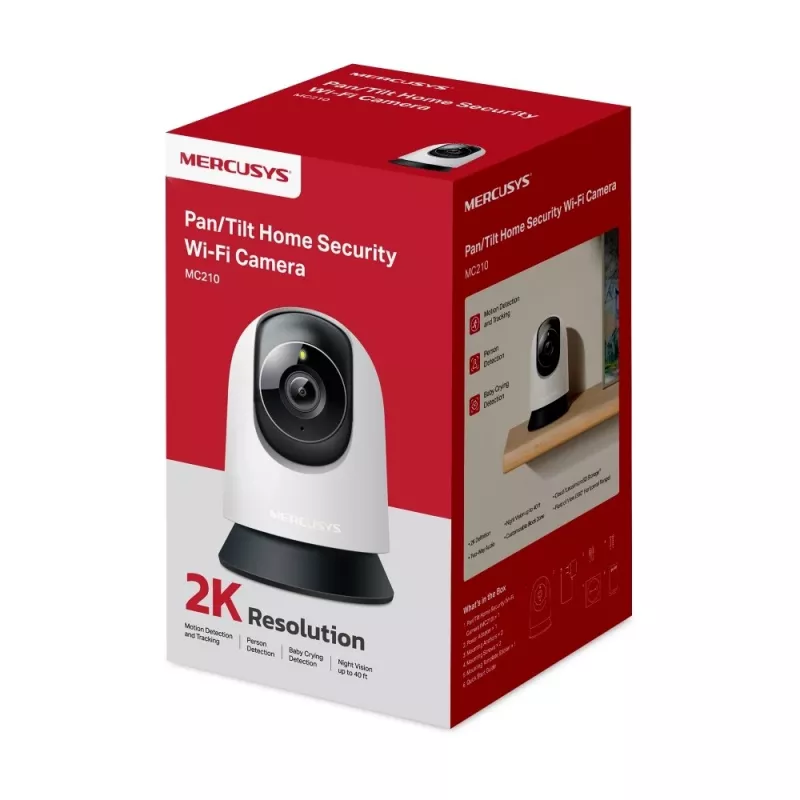 Namų apsaugos kamera TP-LINK MC210 Pan/Tilt Wi‑Fi 1080p naktinis matymas