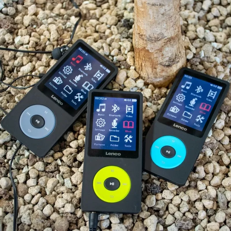 MP3 grotuvas Lenco Xemio-860BU 8 GB juoda mėlyna LCD 18 val. atkūrimas