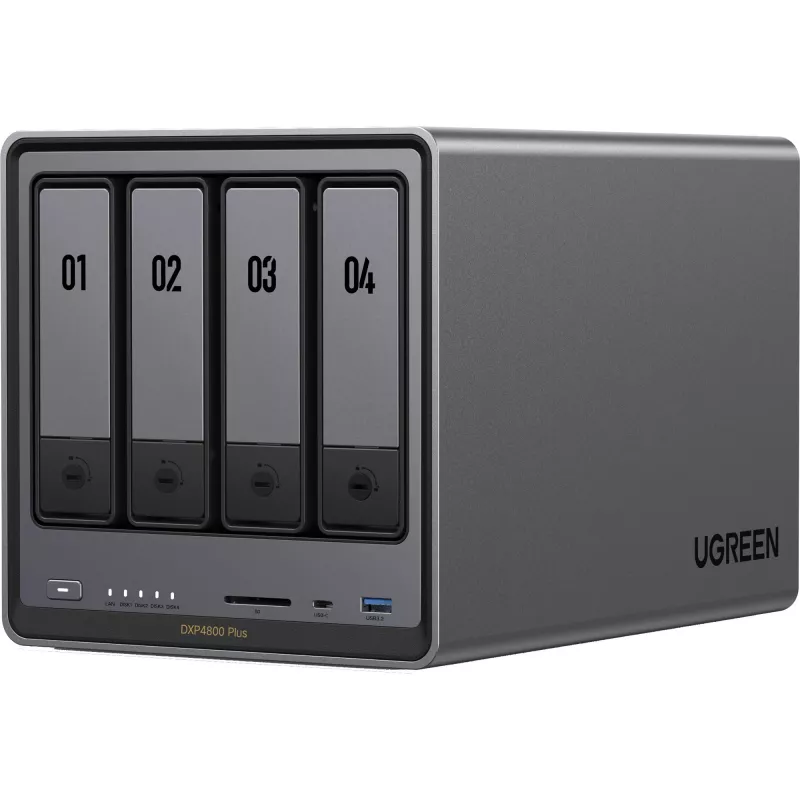 DX4800 Plus + 4x 4 TB Seagate IronWolf HDD rinkinys, NAS
