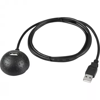 Wentronic USB laidas - USB Type A, 4 kontaktų (M) - USB Type A, 4 kontaktų (W) - 1,5m - magnetinis stovas (68913)
