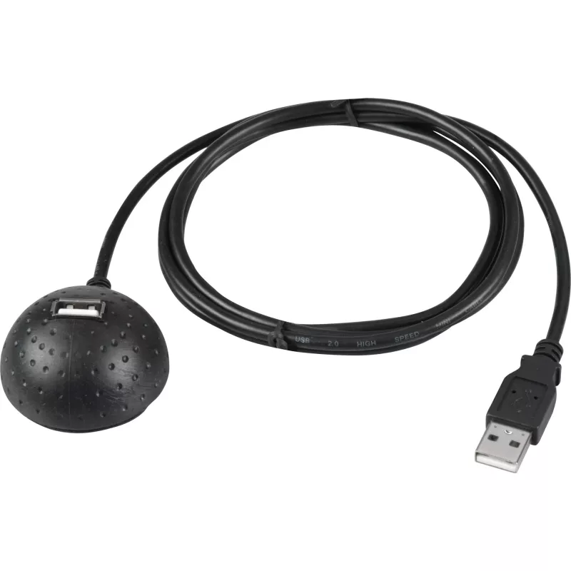 Wentronic USB laidas - USB Type A, 4 kontaktų (M) - USB Type A, 4 kontaktų (W) - 1,5m - magnetinis stovas (68913)