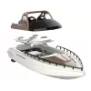 Amewi 26101 nuotoliniu būdu valdomas RC modelis Boot su elektros varikliu (26101)