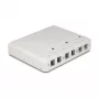 DeLOCK 67052 Keystone paviršinio montavimo dėžutė šviesolaidžio moduliams, 6 prievadų, balta