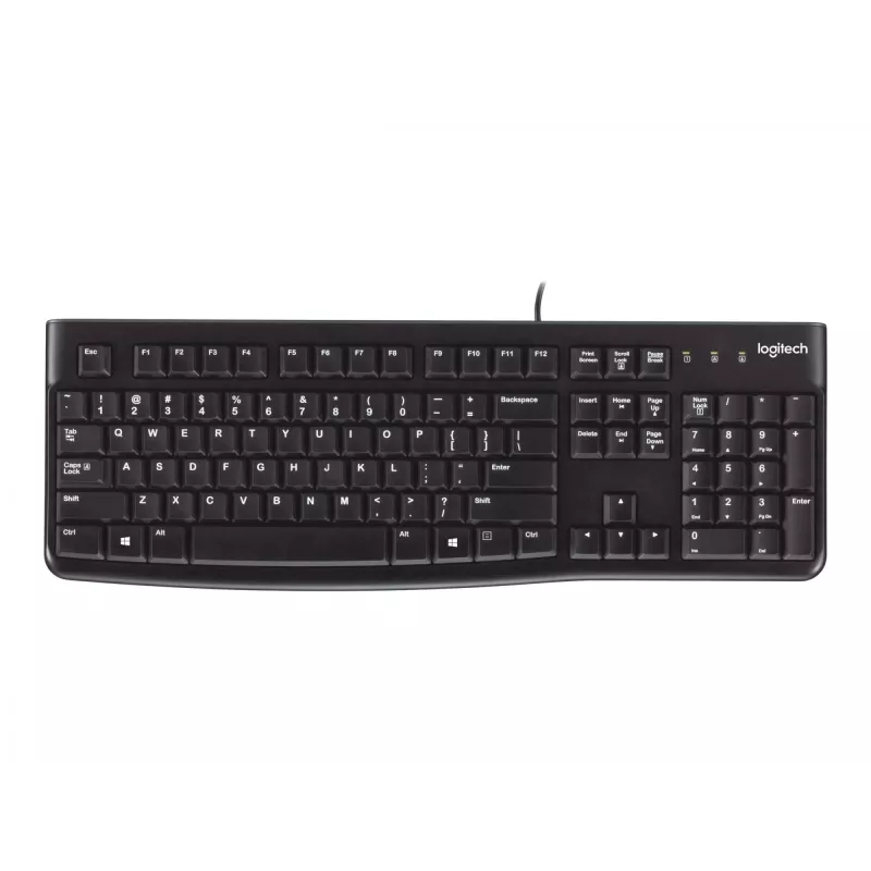Klaviatūra K120 Verslui Juoda - Heb - EMEA-914