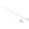 Screw mount kabelis tie DeLOCK 18865 Nylon White 22mm 10pcs