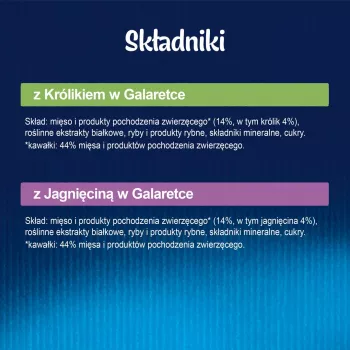 Felix Fantastic triušiena, ėriena - šlapias ėdalas katėms 340 g (4x 85 g)