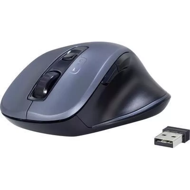 Renkforce Bluetooth®, belaidė 3D pelė optinė ergonominė pilka (RF-4509684)