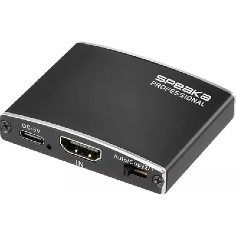 SpeaKa Professional HDMI-Splitter 3840 x 2160 Pixel Juoda (SP-13723876)