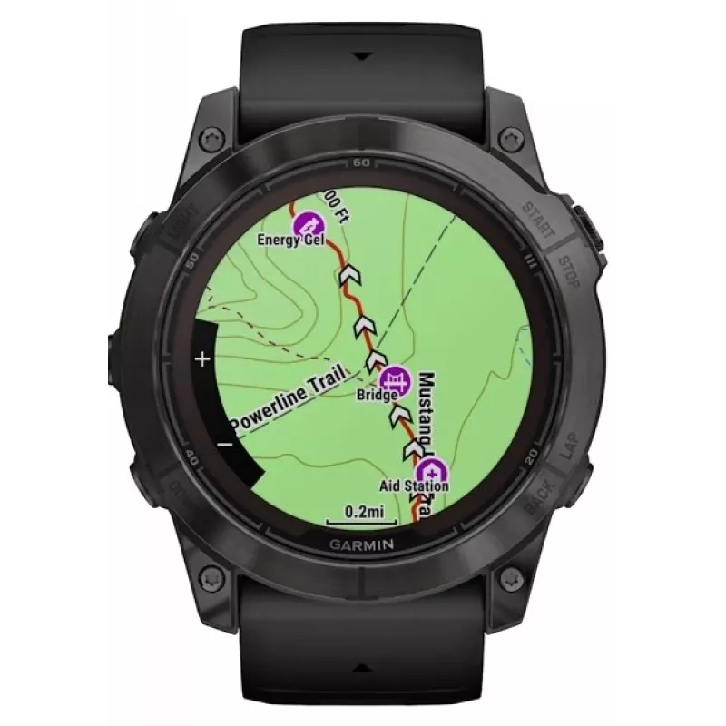 Išmanusis laikrodis GARMIN fēnix 7X Pro 51 mm, 1,4 colio (3,56 cm) MIP 280×280, jutiklinis, Wi‑Fi, GPS, 32 GB, juodas