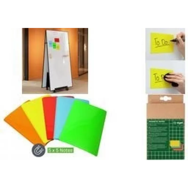 Sigel moderavimo kortelės magnetinės pastabos įvairių spalvų 10,0 x 15,0 cm 25 vnt. (MU103)