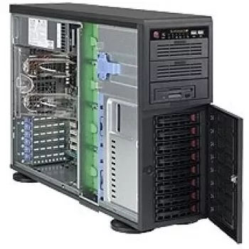 Kompiuterio korpusas Supermicro CSE-743TQ-903B-SQ Full Tower juodas