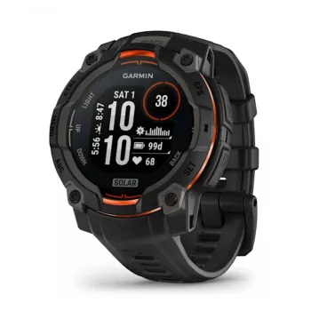 Garmin Instinct® 3 – 45 mm, saulės energija naudojantis laikrodis, juodas