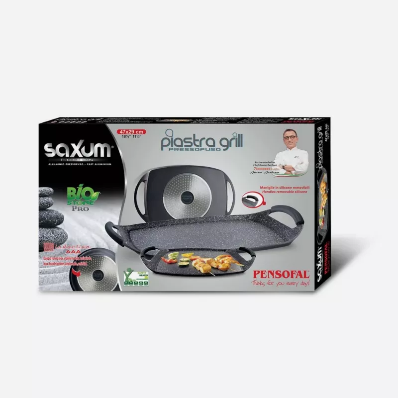 Grill plokštė Pensofal Saxum 47x27 cm nelimpanti patvari