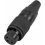 XLR 3 kontaktų lizdas Omnitronic IP 30208436 – moteriškas važiuoklės jungtis
