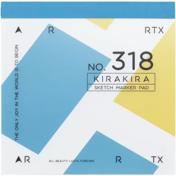Sketchbook Arrtx LC302666, 18 x 18 cm, 56 lapai, kvadratinis formatas