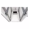 Laisvai pastatomas stovas ROLINE 19 colių serverių stovas Pro 42U 600x1000 pilkas