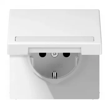 „Schuko“ lizdas Jung LS1520BFNAKLWW su apsaugine sklende, montuojamas po tinku, 16 A, 230 V
