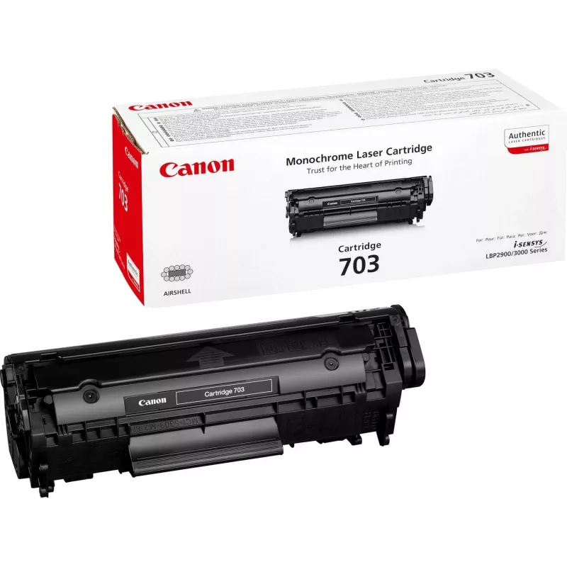 Canon Toner CRG703 juoda tonerio kasetė 3 vnt. originali