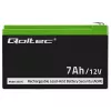 Qoltec 53076 AGM akumuliatorius | 12V | 7Ah | Apsaugos sistemos